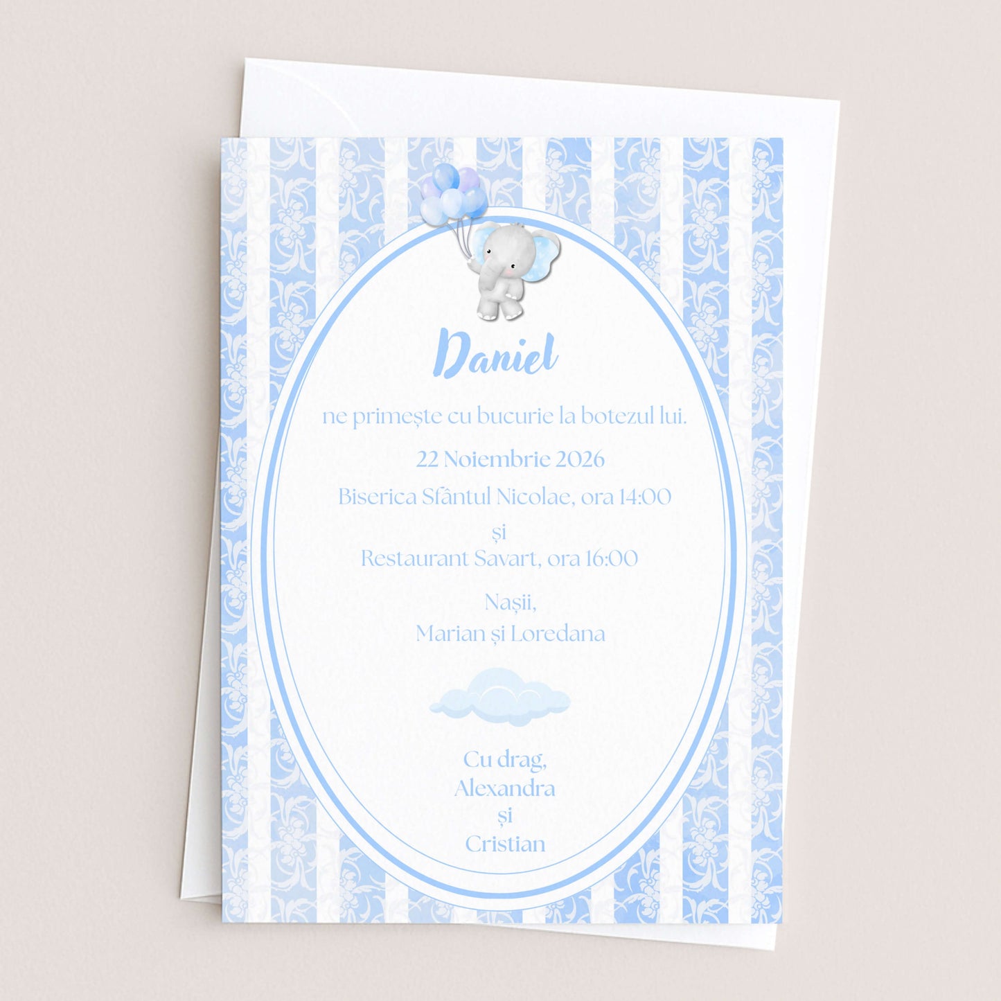Invitatii Botez Baiat Elefantel